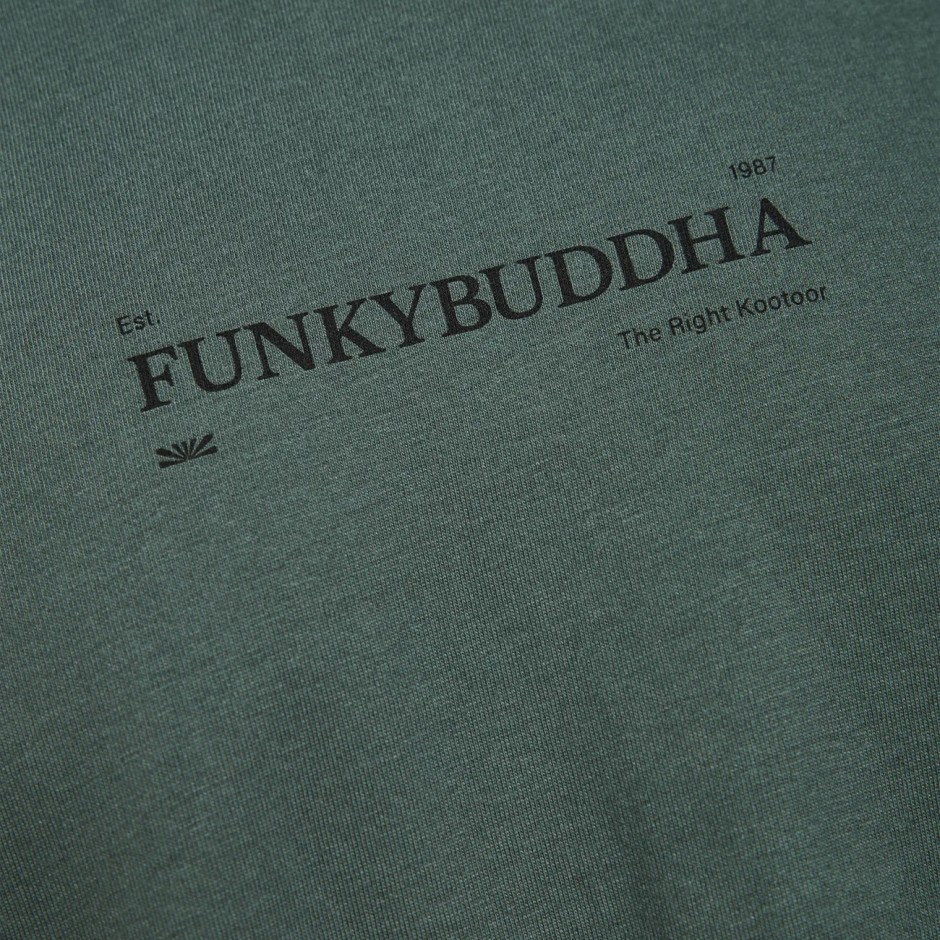 Ανδρική Μακρυμάνικη Μπλούζα Πράσινη - Funky Buddha