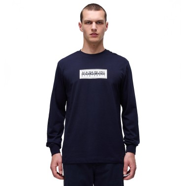 NAPAPIJRI S-BOX LOGO LS NP0A4I3M176-176 Blue