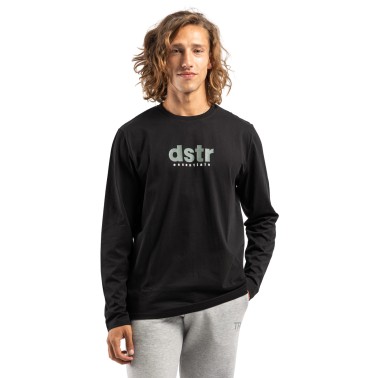 Ανδρική Μακρυμάνικη Μπλούζα Μαύρη - District75