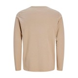 JJ REBEL JREBFELIX LS TEE 12298212-ROASTED CASHEW Μπέζ Εικόνα 0