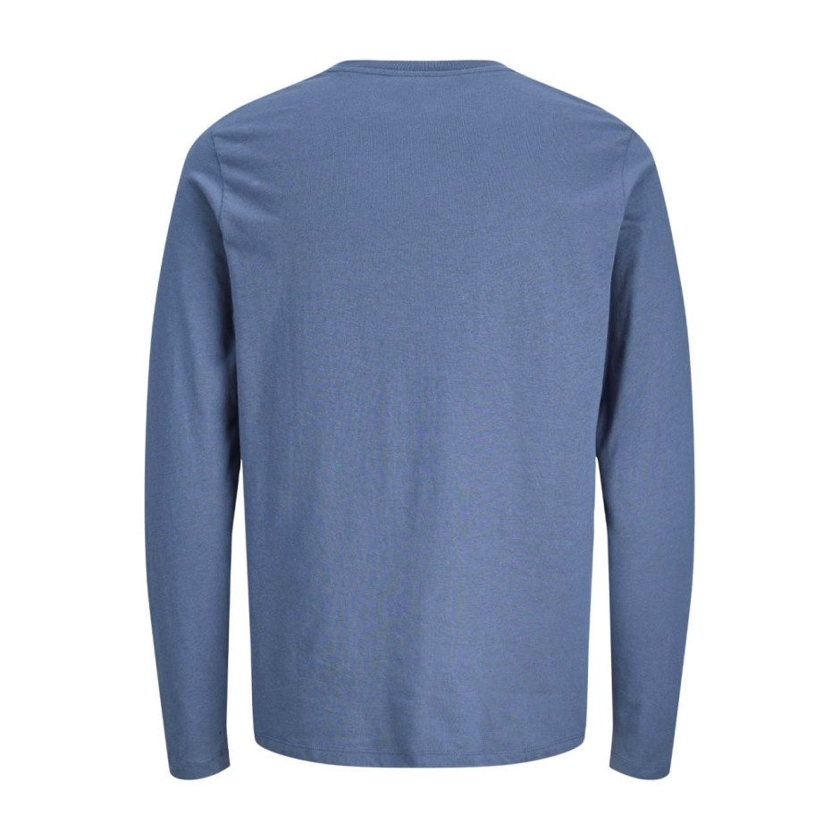 JJ REBEL JREBFELIX LS TEE 12298212-VINTAGE INDIGO Siel