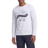 Men's Long-Sleeve Tee White - JJ Rebel Jrebflix Image 