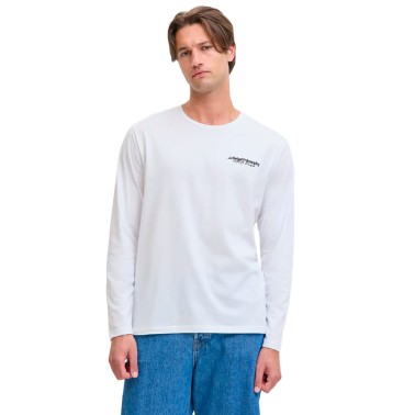JJ REBEL JREBZACK TEE LS CREW NECK 12279445-WHITE White