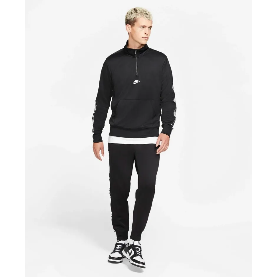 NIKE SPORTSWEAR MEN'S HALF-ZIP TOP DM4674-010 Black