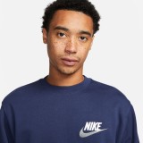 NIKE M NK CLUB+ FT CREW LBR FB7684-410 Blue Image 1