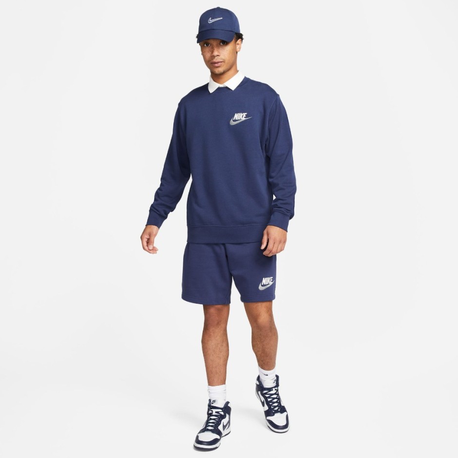 NIKE M NK CLUB+ FT CREW LBR FB7684-410 Blue