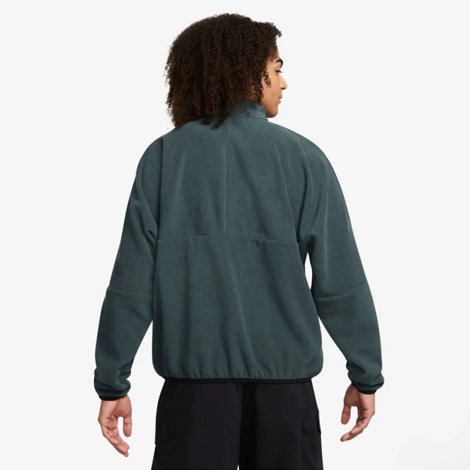 NIKE M NK CLUB+ PLR LS HZ TOP DX0525-328 Green