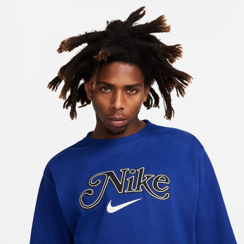 Nike Sportswear Ρουά - Ανδρική Μπλούζα Φούτερ Με Λαιμόκοψη