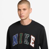 NIKE M NK CLUB BB CREW LETTERS FZ0879-010 Black Image 1