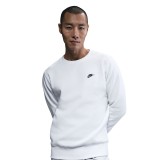 Ανδρική Μακρυμάνικη Μπλούζα Λευκή - Nike Club Εικόνα 1