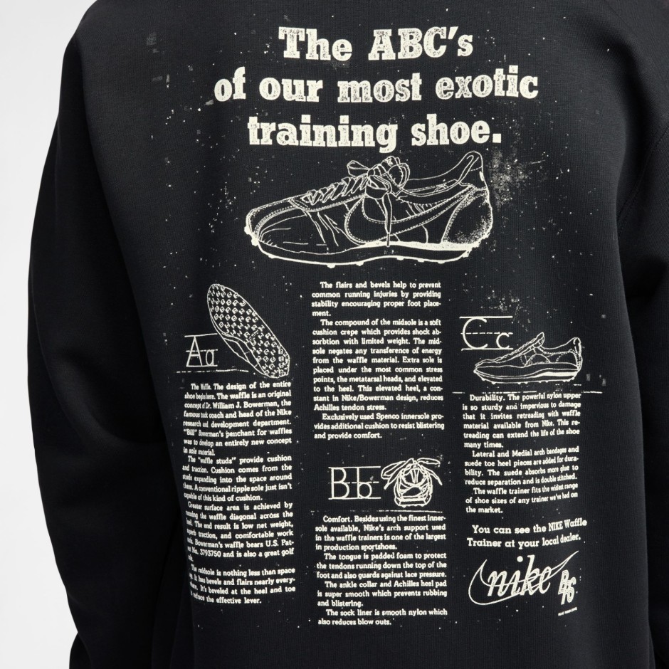 Ανδρική Μακρυμάνικη Μπλούζα Μαύρη - Nike Sportswear Club