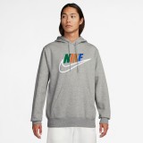 NIKE M NK CLUB BB HDY FUTURA BLOCK FZ0772-063 Grey Image 