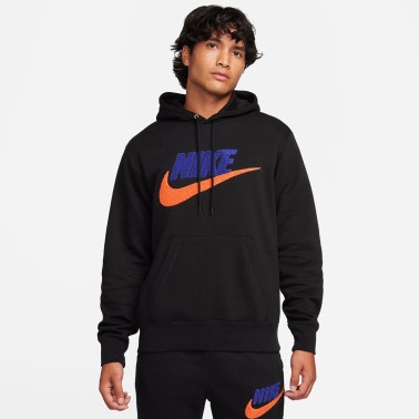 Ανδρικό Φούτερ Μαύρο - Nike Club Fleece