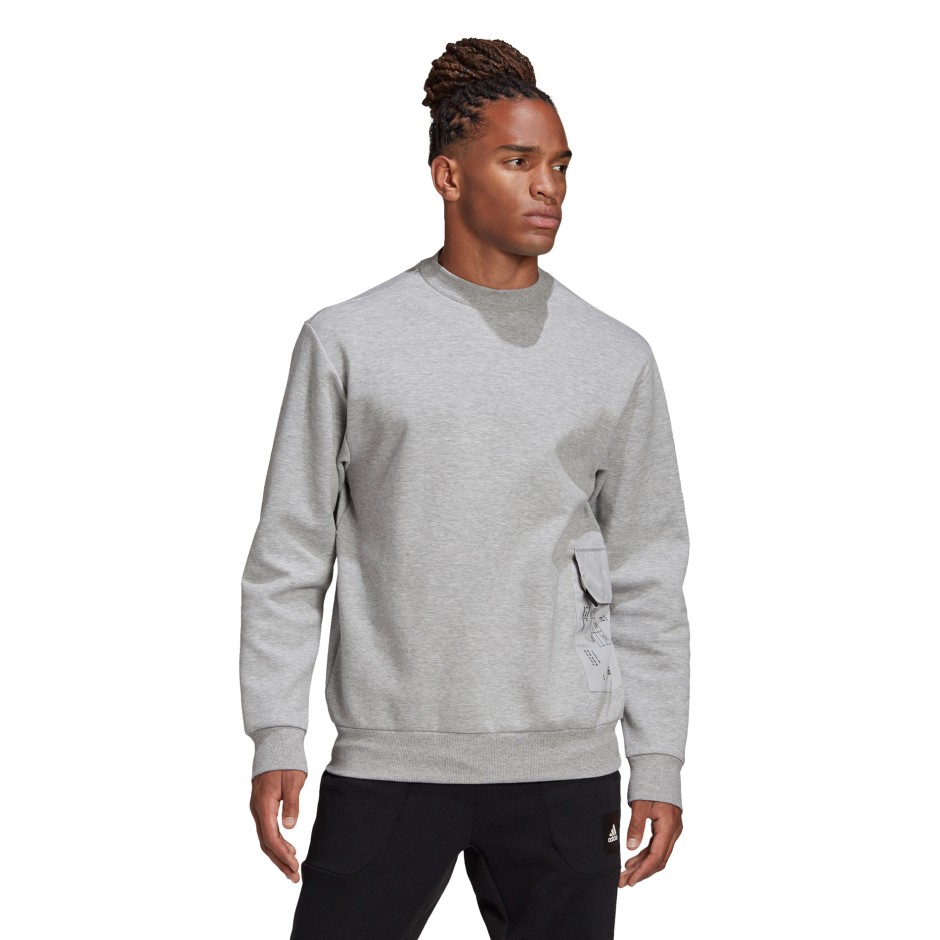 adidas crew neck with pockets