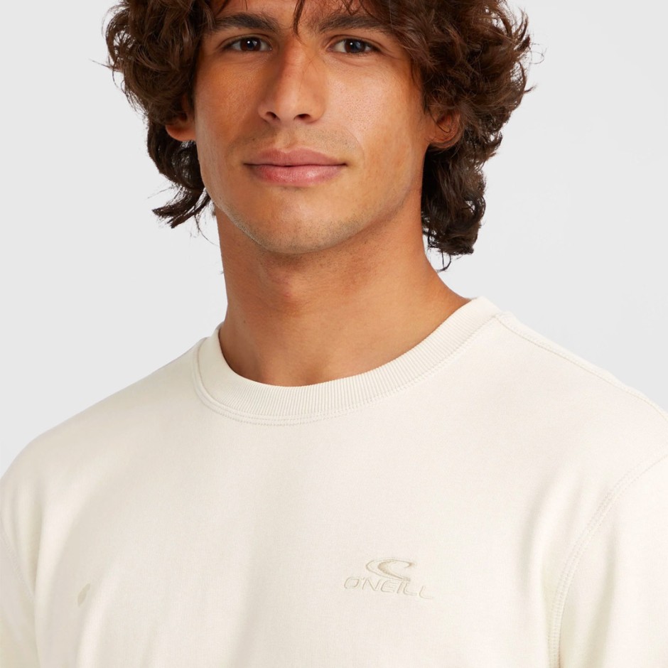 O'NEILL SMALL LOGO CREW 2750131-17522 Ecru