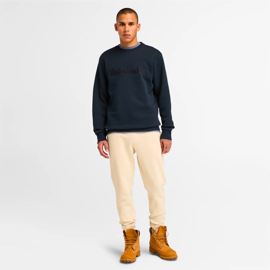 Ανδρική Μακρυμάνικη Μπλούζα Μπλε - Timberland Hampton