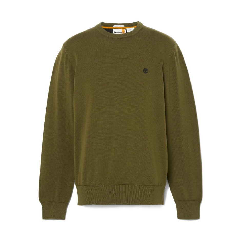 TIMBERLAND WILLIAMS RIVER COTTON YD SWEATER TB0A2BMM302-302 OLIVE