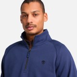 Ανδρική Μακρυμάνικη Μπλούζα Μπλε - Timberland Exeter River Embroidered Logo Εικόνα 1