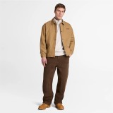 Ανδρική Μακρυμάνικη Μπλούζα Εκρού - Timberland Exeter River Embroidered Logo Εικόνα 2