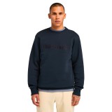 TIMBERLAND EMBROIDERY TONAL CREW TB0A6VG6433-433 Blue Image 