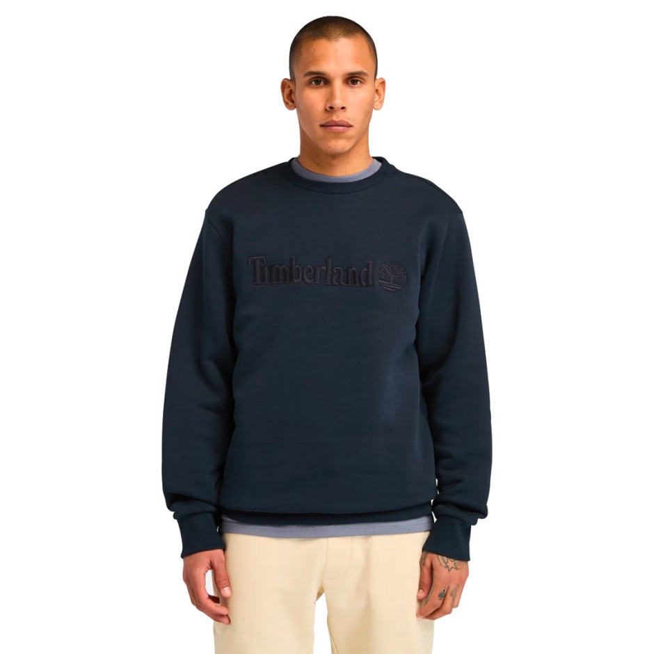 TIMBERLAND EMBROIDERY TONAL CREW TB0A6VG6433-433 Blue
