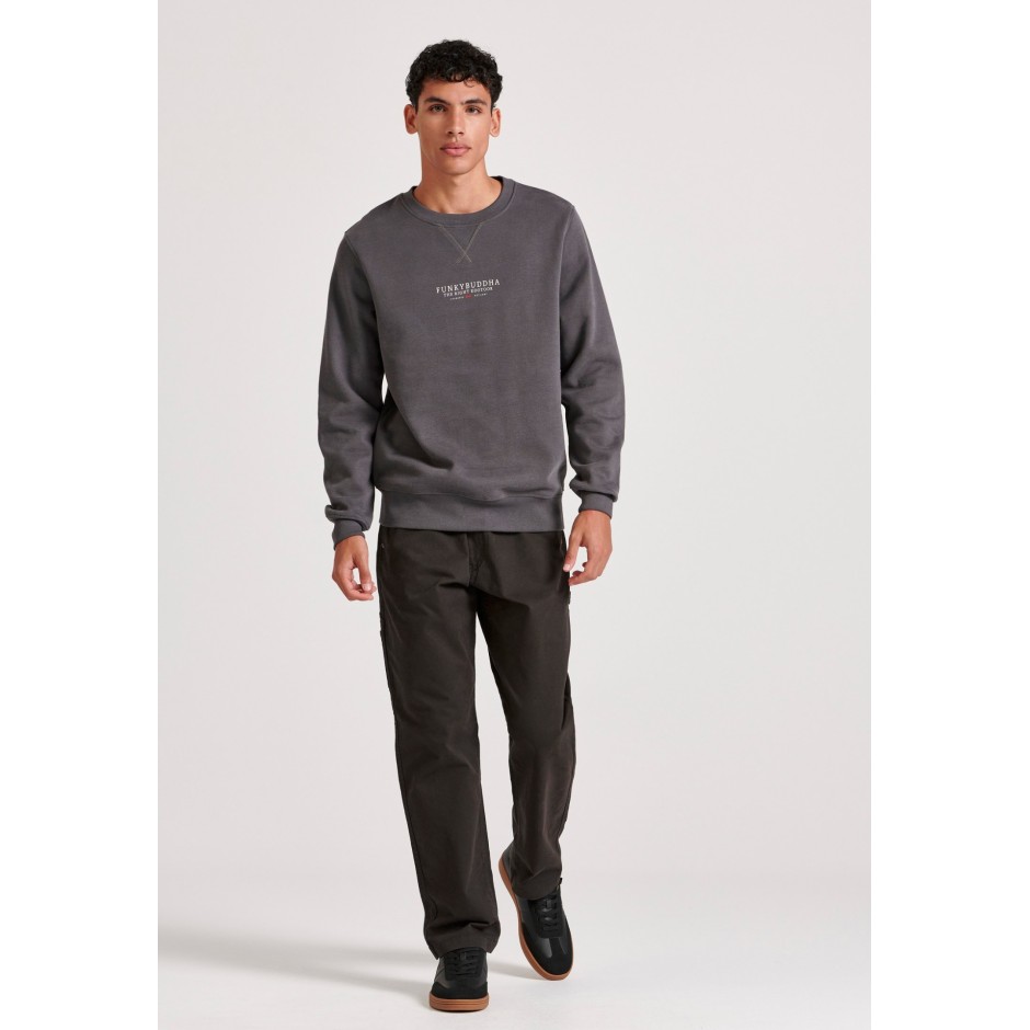 FUNKY BUDDHA FBM010-010-06-DK GREY Ανθρακί