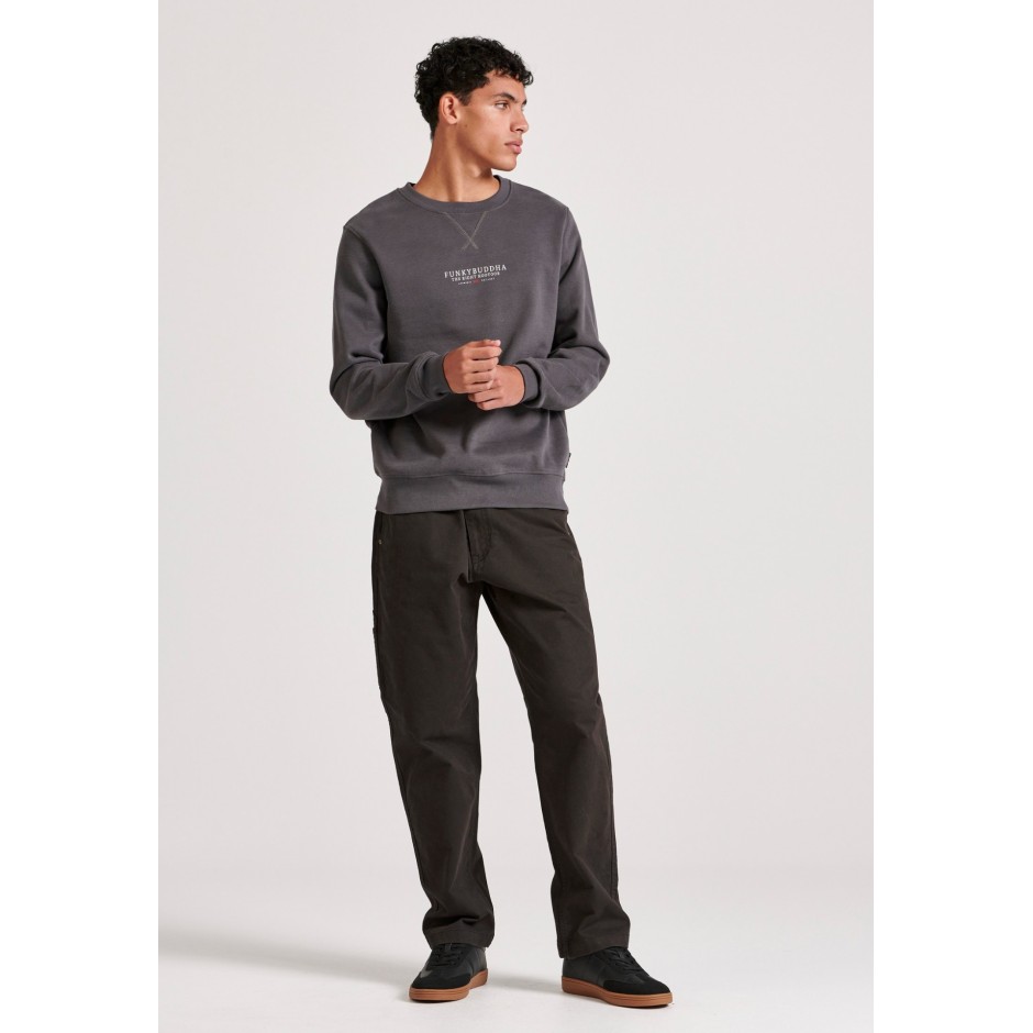FUNKY BUDDHA FBM010-010-06-DK GREY Ανθρακί