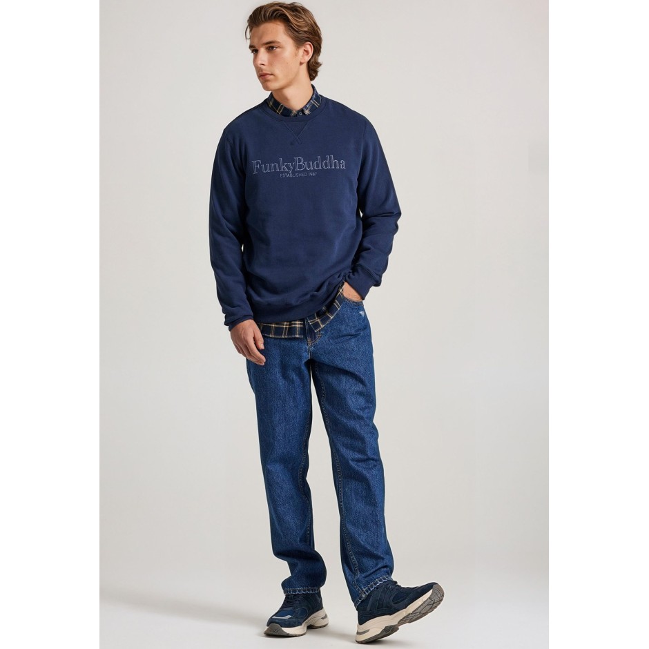 FUNKY BUDDHA FBM010-007-06-NAVY Μπλε