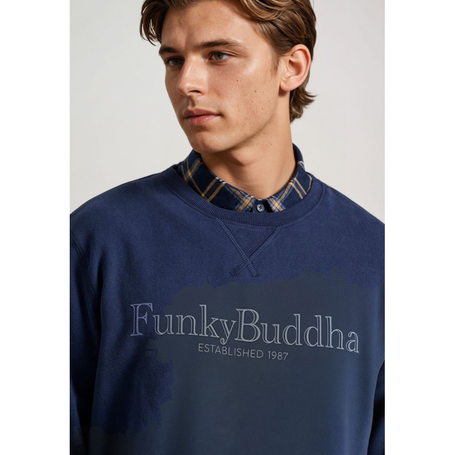 FUNKY BUDDHA FBM010-007-06-NAVY Μπλε