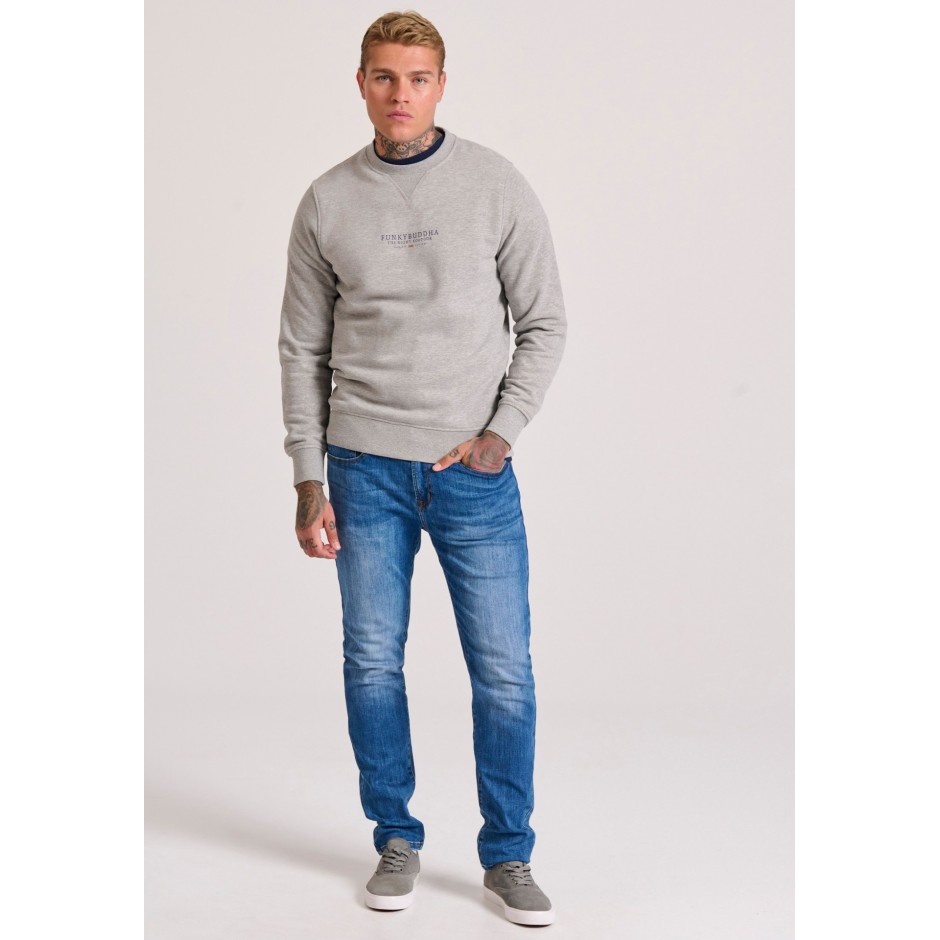 FUNKY BUDDHA FBM010-010-06-LT GREY MEL Γκρί