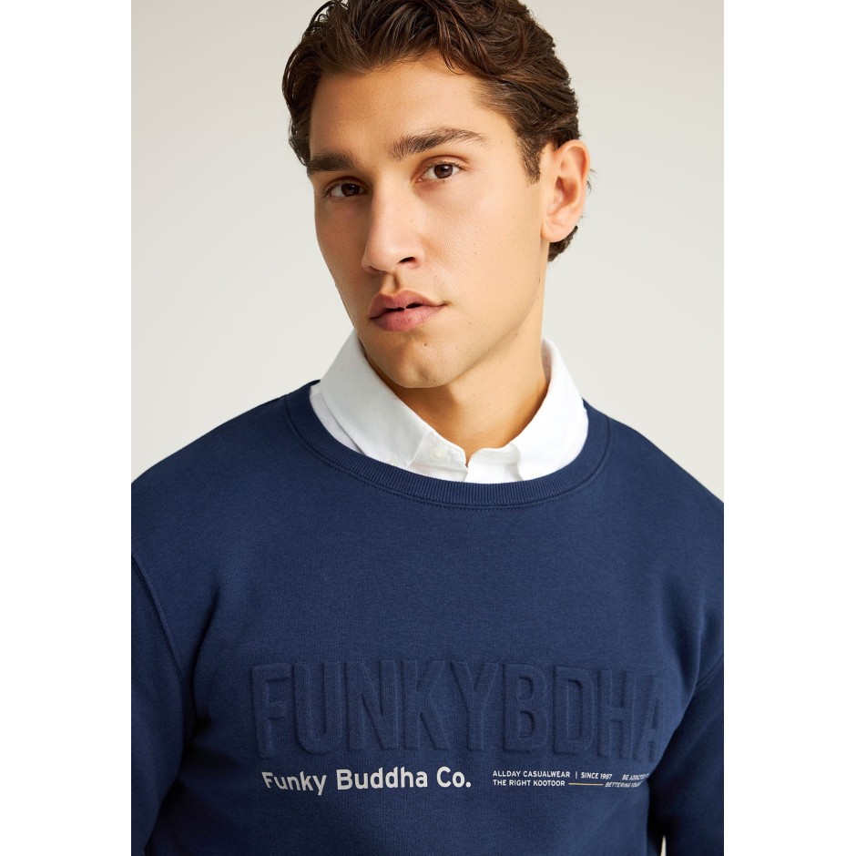FUNKY BUDDHA FBM012-008-06-NAVY Μπλέ