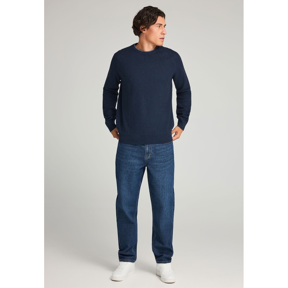 FUNKY BUDDHA FBM012-054-09-NAVY MEL Μπλέ