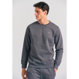 Ανδρική Μακρυμάνικη Μπλούζα Γκρι - Funky Buddha The Essentials Εικόνα 