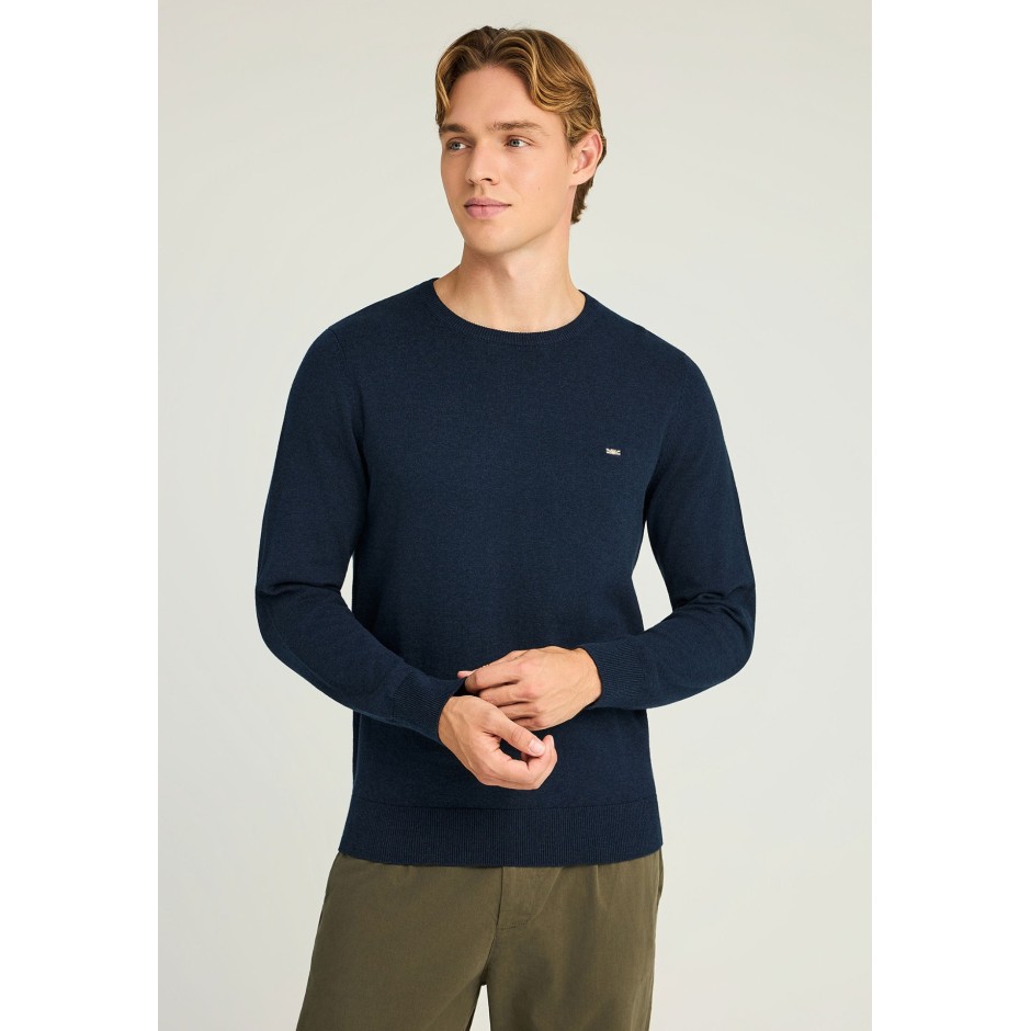 FUNKY BUDDHA FBM012-001-09-NAVY MEL Μπλέ