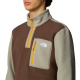 THE NORTH FACE M YUMIORI 1/4 ZIP NF0A883S9AI-9AI Brown Image 1