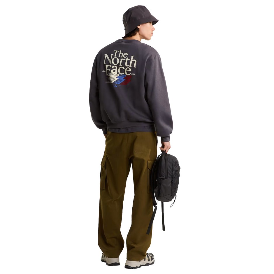 Men's Sweatshirt Coal - The North Face Retro Trail Relaxed Graphic