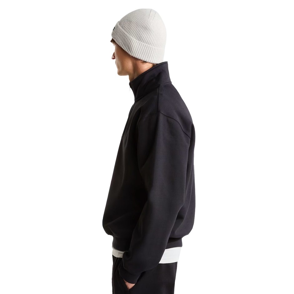 Men's Sweatshirt Black - The North Face Essential Simple Dome Relaxed 1/4 Zip