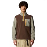 THE NORTH FACE M YUMIORI 1/4 ZIP NF0A883S9AI-9AI Brown Image 