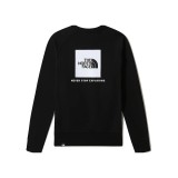 Ανδρική Μακρυμάνικη Μπλούζα Μαύρη - The North Face Redbox Crew Εικόνα 