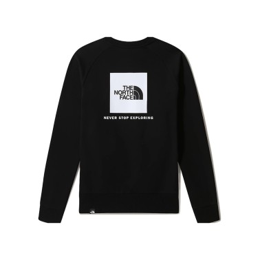 Ανδρική Μακρυμάνικη Μπλούζα Μαύρη - The North Face Redbox Crew