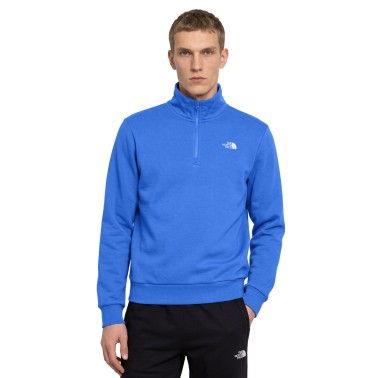 Men's Sweatshirt Royal Blue - The North Face Evolution Simple Dome Regular 1/4 Zip