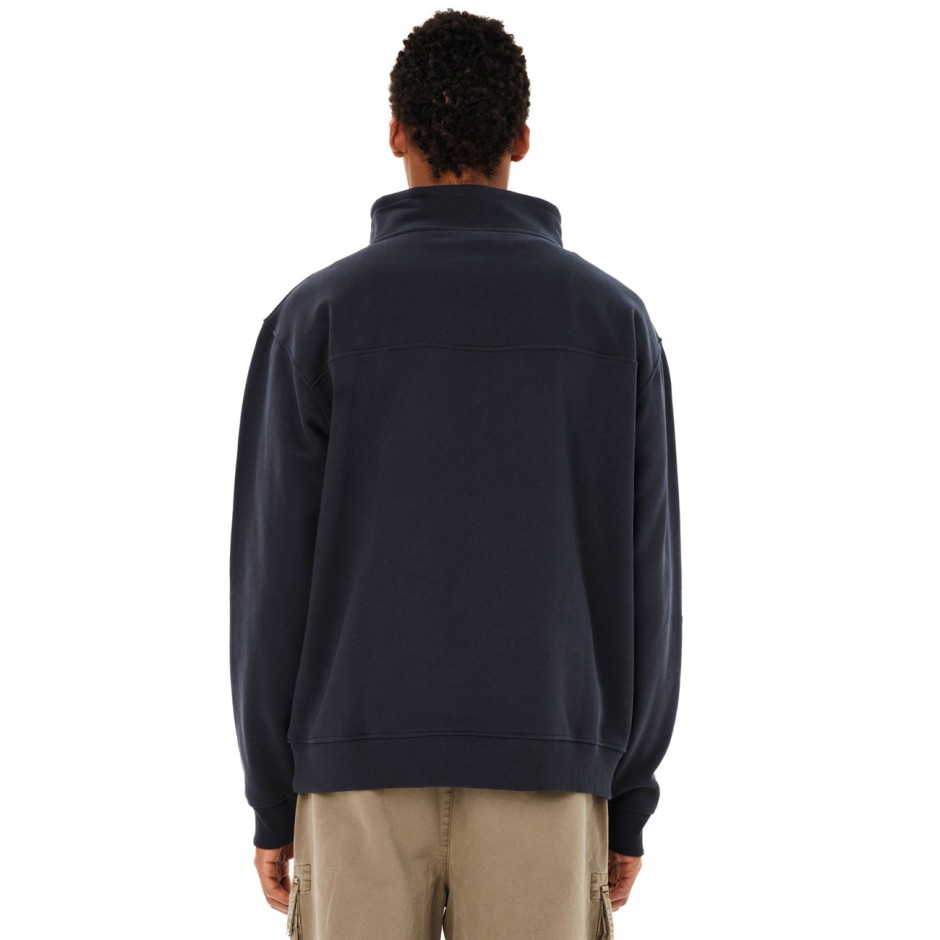 EMERSON MEN'S HALF ZIP SWEAT 262.EM20.300-DUSKY BLUE Μπλε