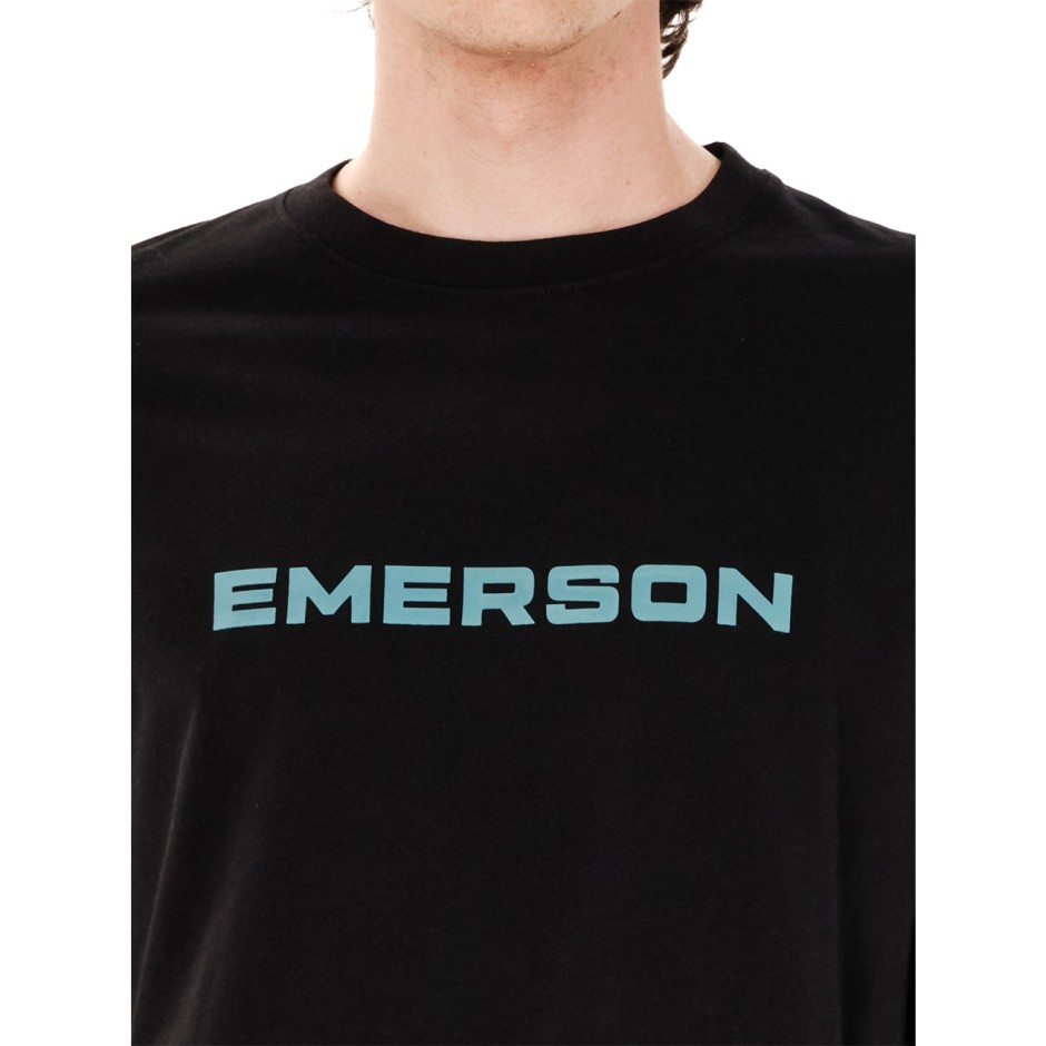 Ανδρική Μακρυμάνικη Μπλούζα Μαύρη - EMERSON