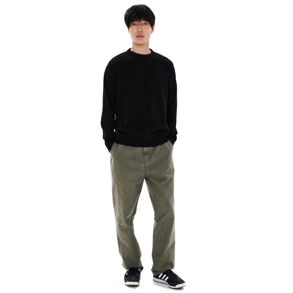 Men's Knitted Sweater Black - EMERSON 