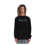 Ανδρική Μακρυμάνικη Μπλούζα EMERSON Μαύρο 222.EM31.01-BLACK Εικόνα 