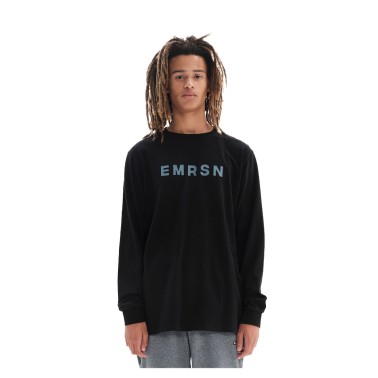 Ανδρική Μακρυμάνικη Μπλούζα EMERSON Μαύρο 222.EM31.01-BLACK