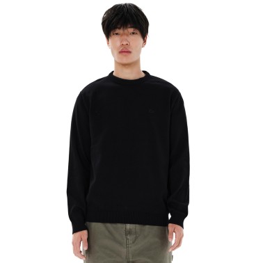 Men's Knitted Sweater Black - EMERSON 