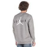 JORDAN JUMPMAN AIR FLEECE CREW AA1457-091 Grey Image 0