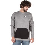 JORDAN JUMPMAN AIR FLEECE CREW AA1457-091 Grey Image 