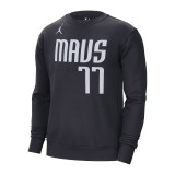 Jordan Dallas Mavericks Courtside Statement Edition Μπλε - Ανδρική Μακρυμάνικη Μπλούζα Μπάσκετ Εικόνα 